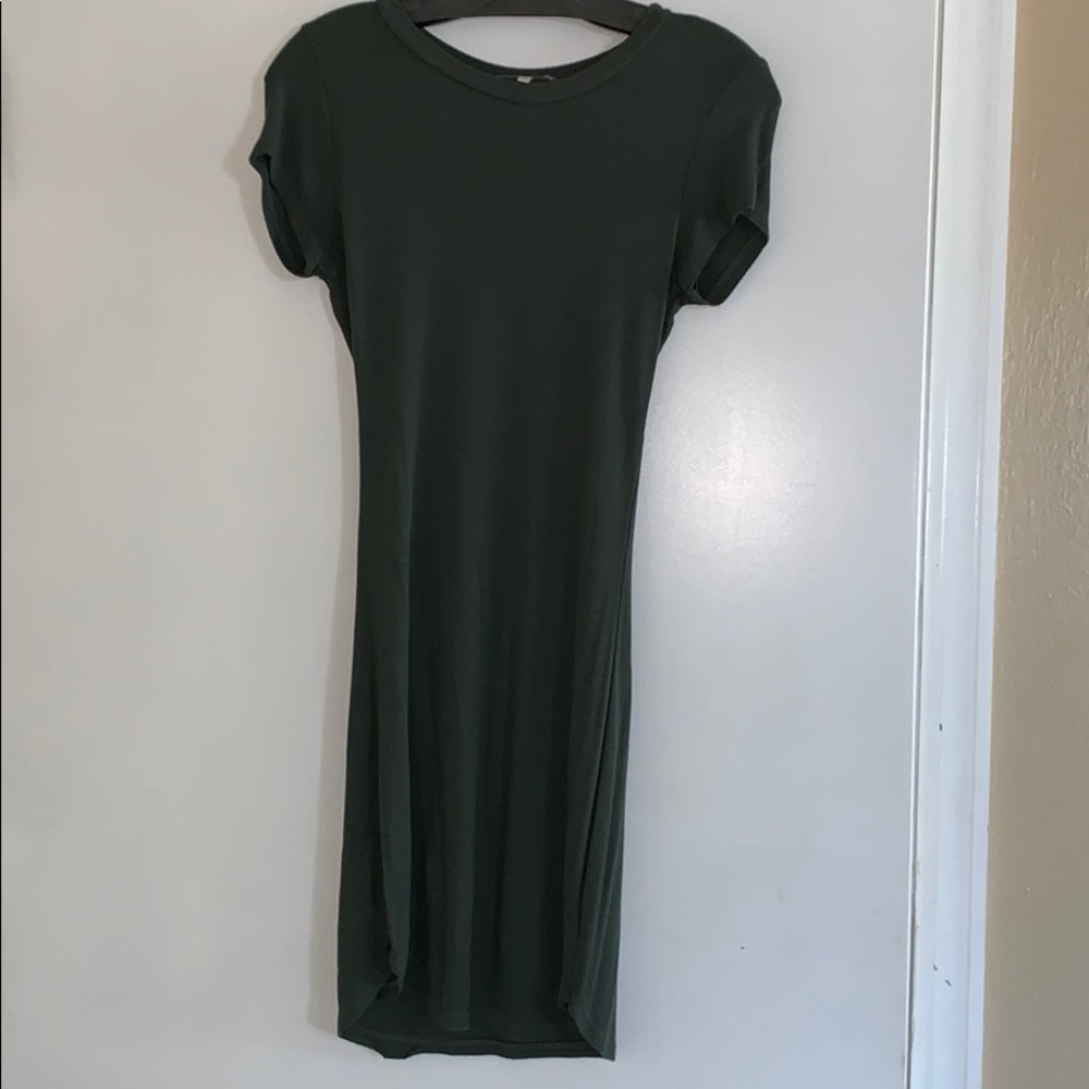 Olive T-Shirt Dres
